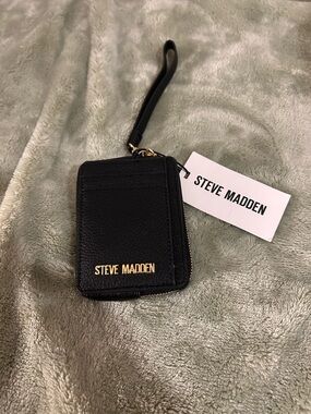 Steve Madden BPipper Zip Around Card Case Wristlet